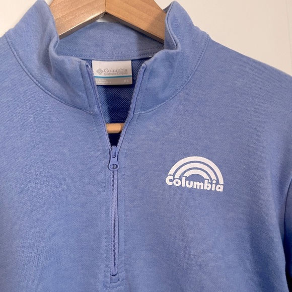 XS COLUMBIA HALF ZIP SWEATER - Picture 2 of 3